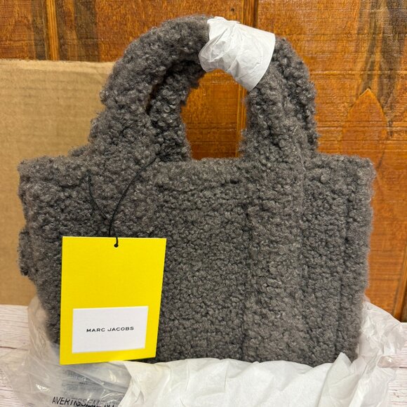 Marc Jacobs The Teddy Small Crossbody Tote - Grey - Picture 9 of 10